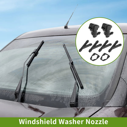 Windshield Washer Nozzle With Hose Connector for Jeep
