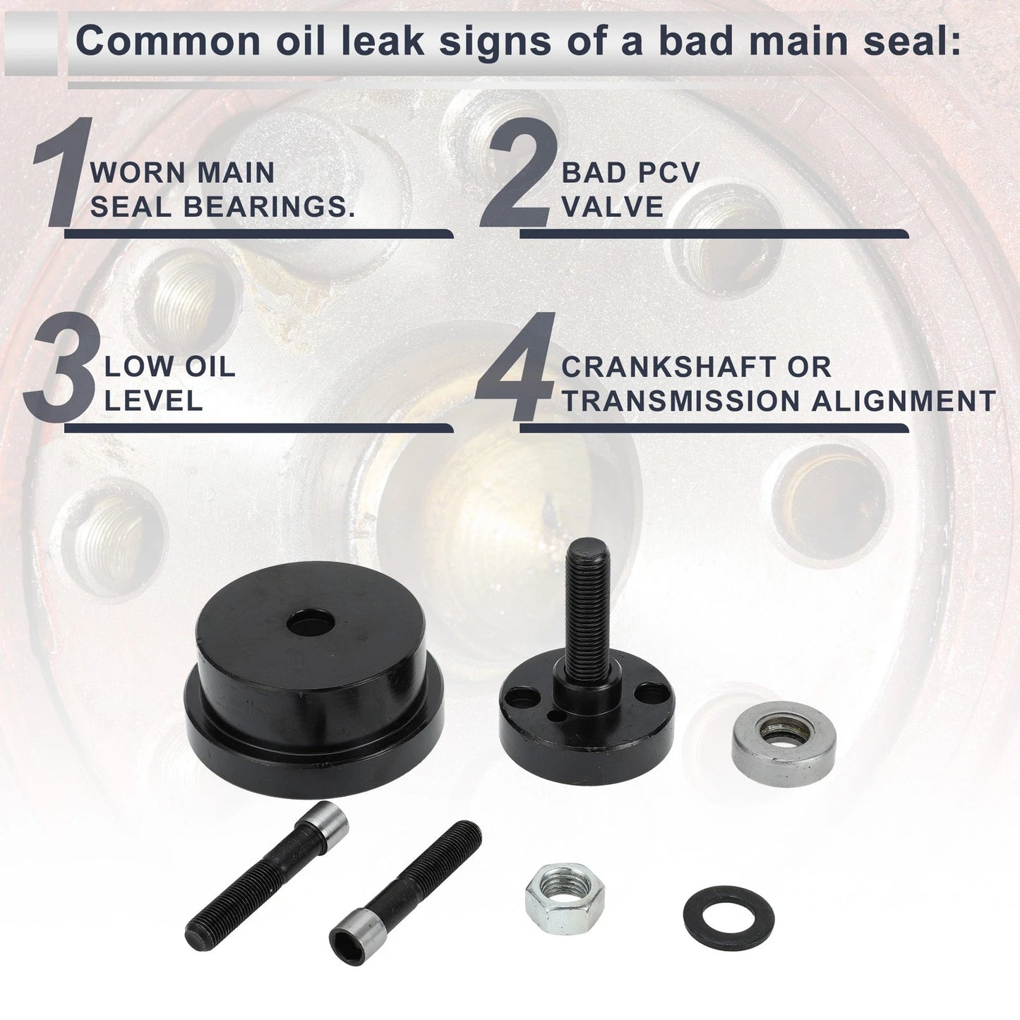 Crankshaft Seal Installer Tool for Ford F-250 Super Duty (2008-2010)