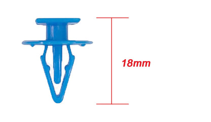 10 x Cowl Vent Grill Clips for Honda Accord (08-17), Civic (12-15), CR-Z (10)