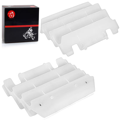 Radiator Louvers Guards for Kawasaki KX125/KX250 1997-2004 White