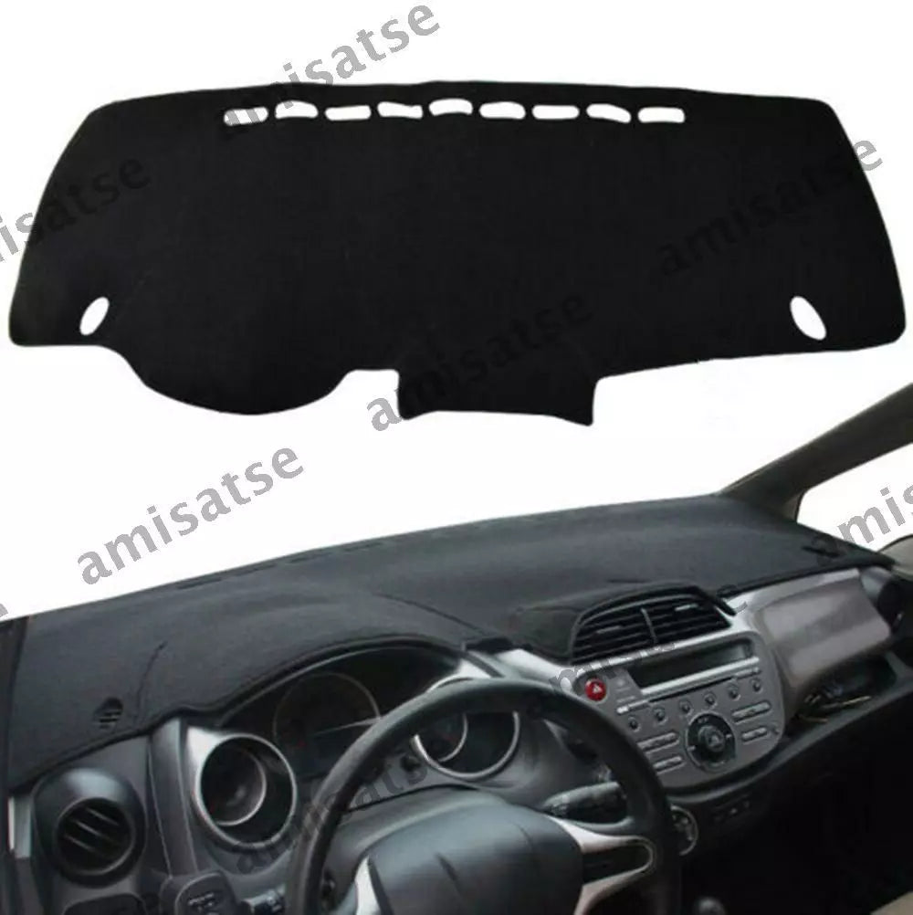 Dash Mat for Honda Fit Jazz (2009-2013) Black Dashboard Cover