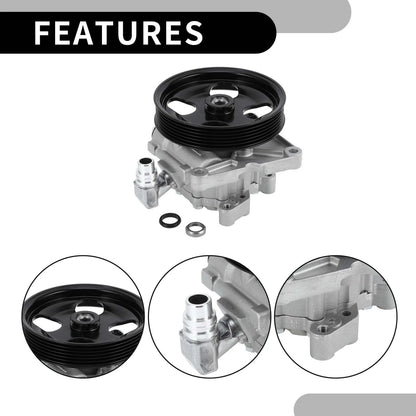 Car Power Steering Pump with Pulley for Mercedes-Benz ML320 (2000-2005)