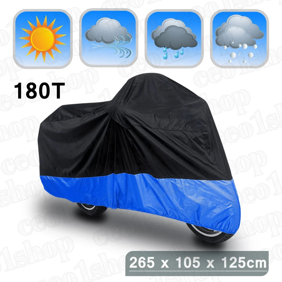 XXL Motorcycle Cover for Yamaha V-Star XVS 650 1100 Custom Silverado