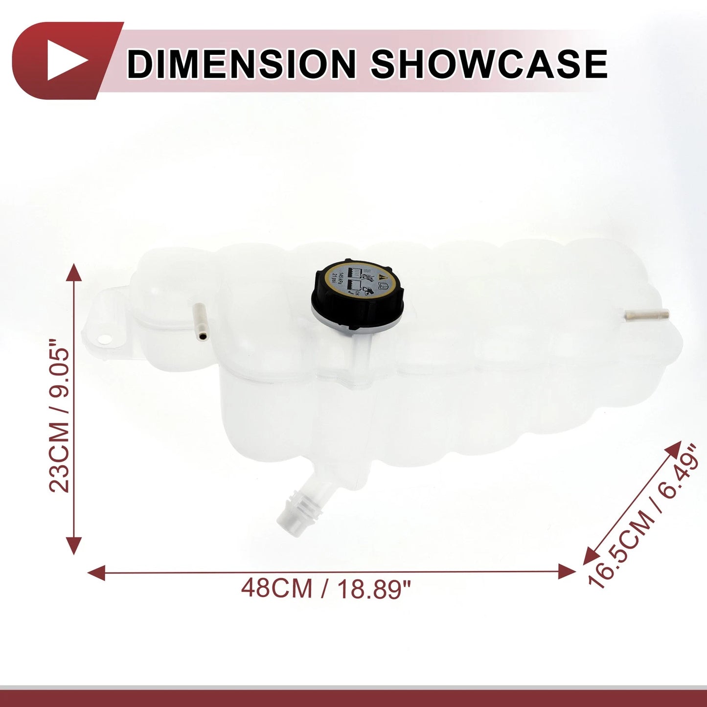 Coolant Expansion Overflow Tank with Cap for Ford Expedition