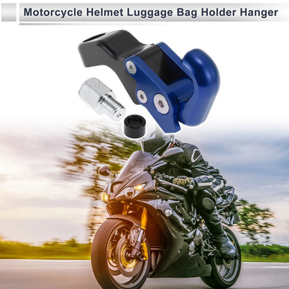 Slope Handle with Hook Aluminum Alloy Motorcycle Hook Blue for Motorcycle