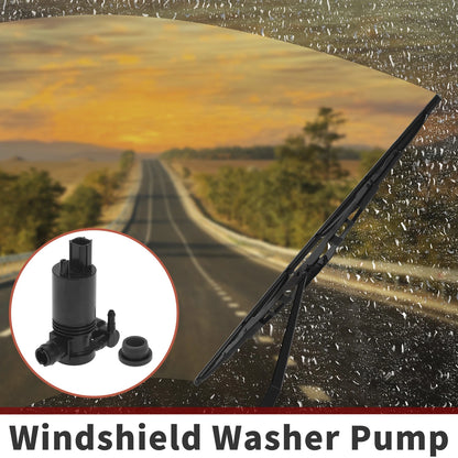 Windshield Washer Pump w/ Grommet for Ford