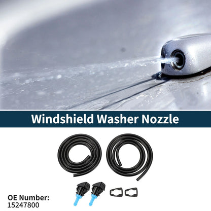 Windshield Washer Nozzle With Gasket, Fluid Hose for Dodge Grand