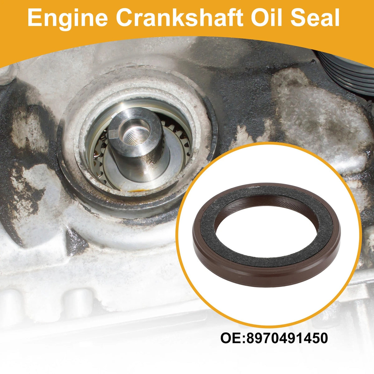 Front Crankshaft Oil Seal for CHEVROLET S10 & GMC S15 Main Seal