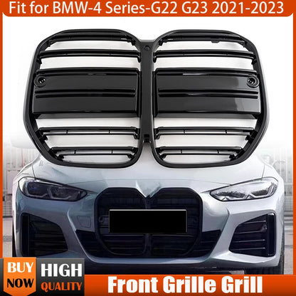 Gloss Black CLS Style Front Grille for 2021-2023 BMW 4 Series G22 G23