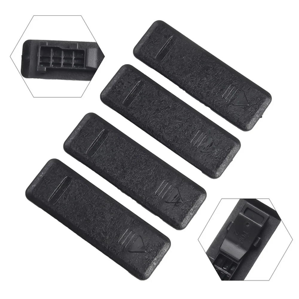 4Pcs Black Roof Molding Covers for Kia Soul (2014-2019)