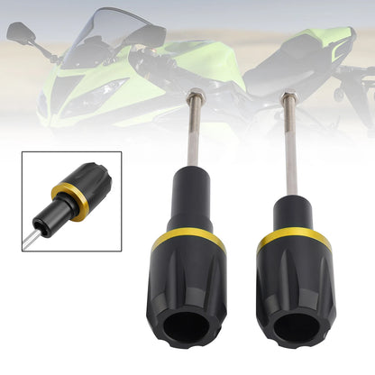 Crash Slider Protector Aluminum Frame Gold for Kawasaki Ninja 650 (2017-2023)