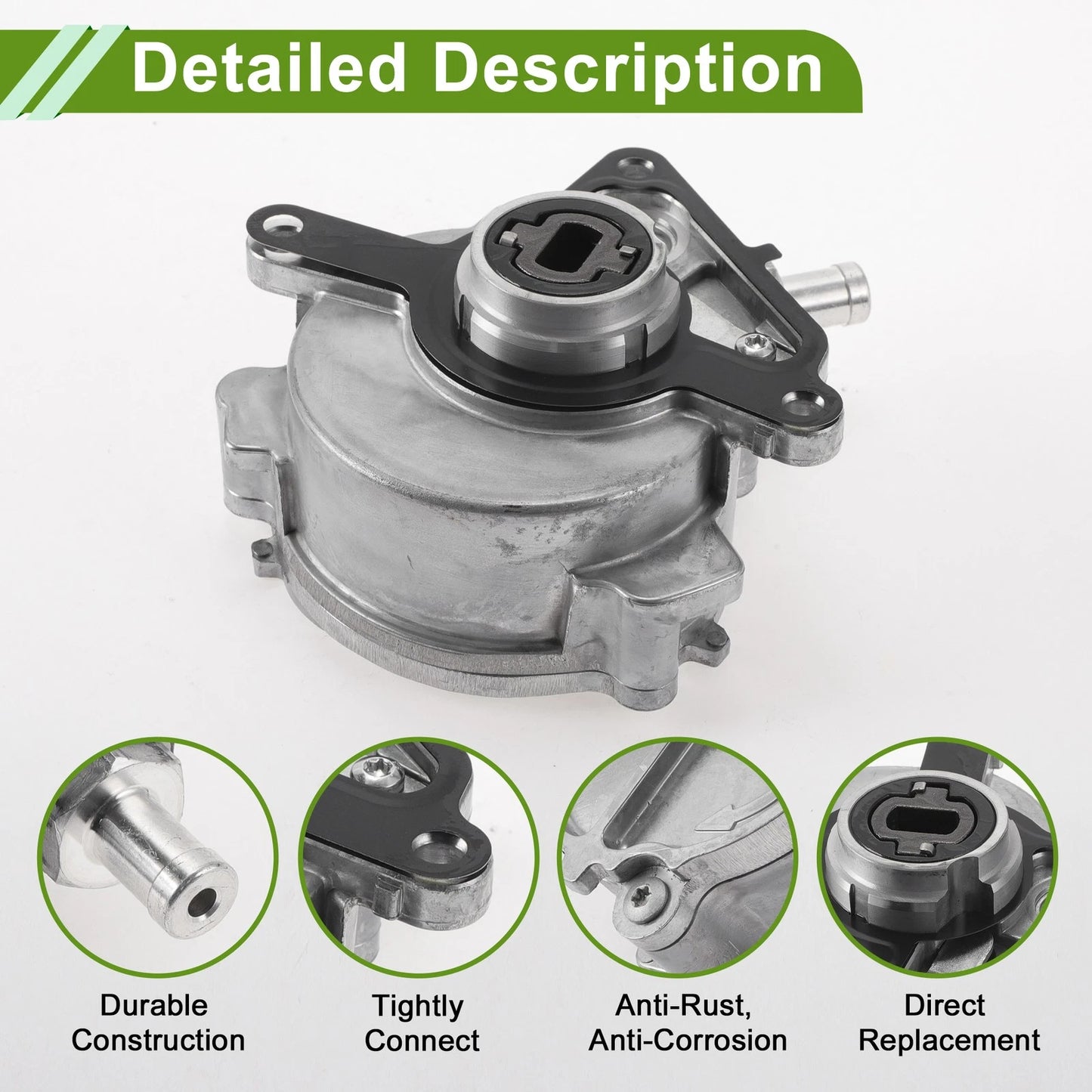 Brake Vacuum Pump 3.6L V6 for Porsche Cayenne (2011 - 2017)