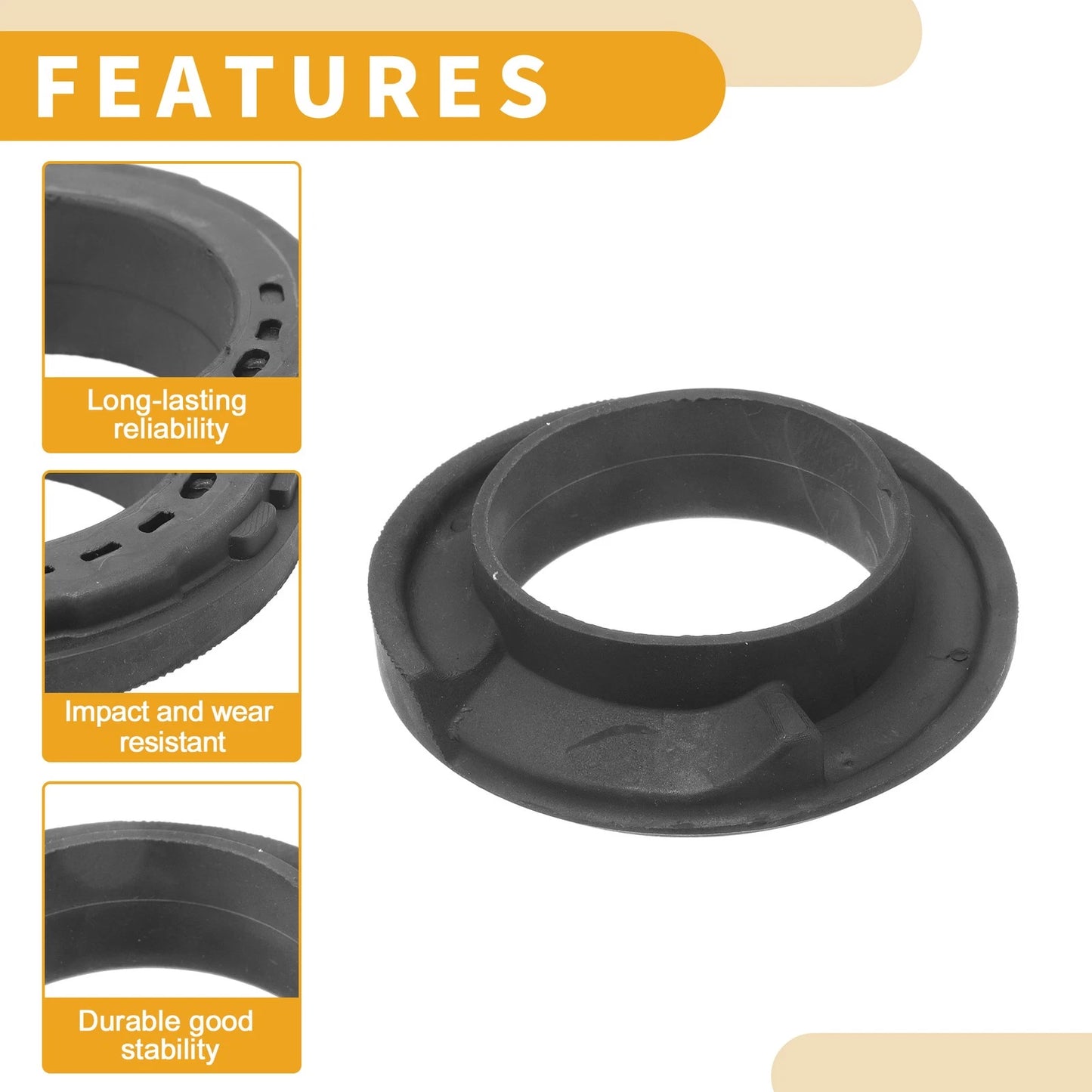 Coil Spring Insulators for BMW X5 2007-2018 Rubber 1 x Pair