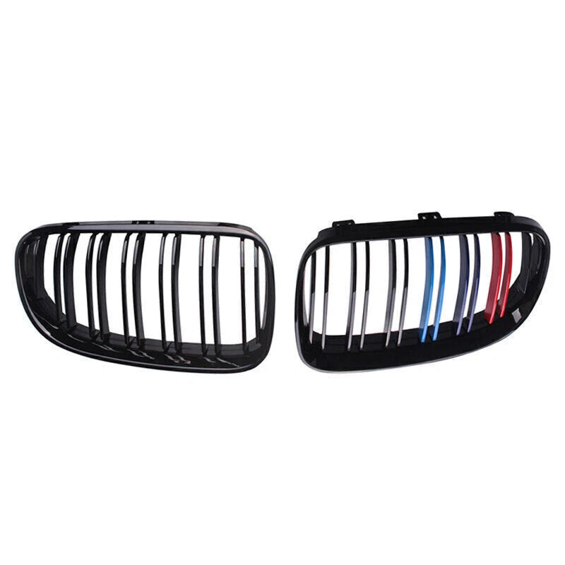 Gloss Black Front Grille 2 x for BMW E92 E93 LCI Coupe 320i 328i 335i (2011-2013)