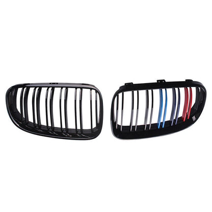 Gloss Black Front Grille 2 x for BMW E92 E93 LCI Coupe 320i 328i 335i (2011-2013)