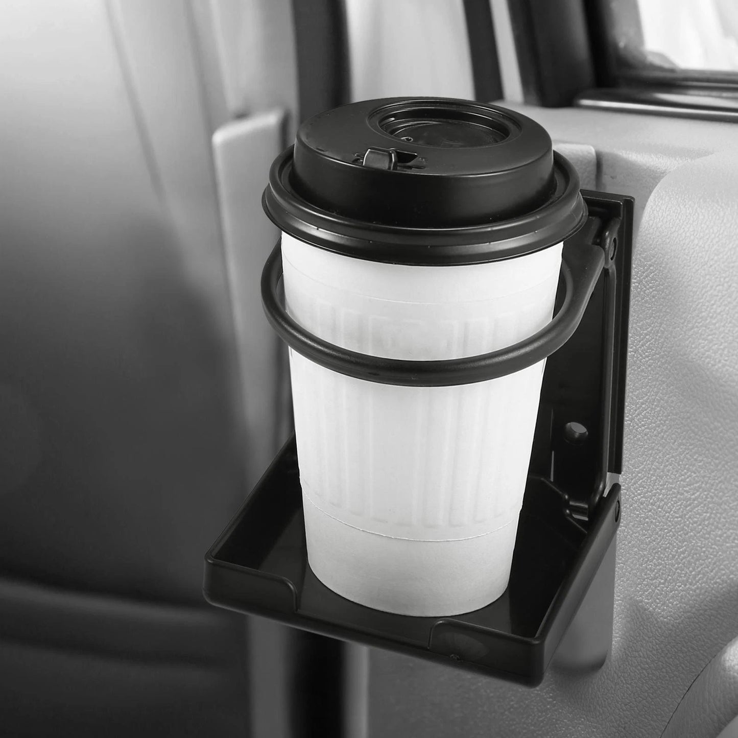 Cup Holder 2 x Black Universal for Car Boat Marine Caravan RV