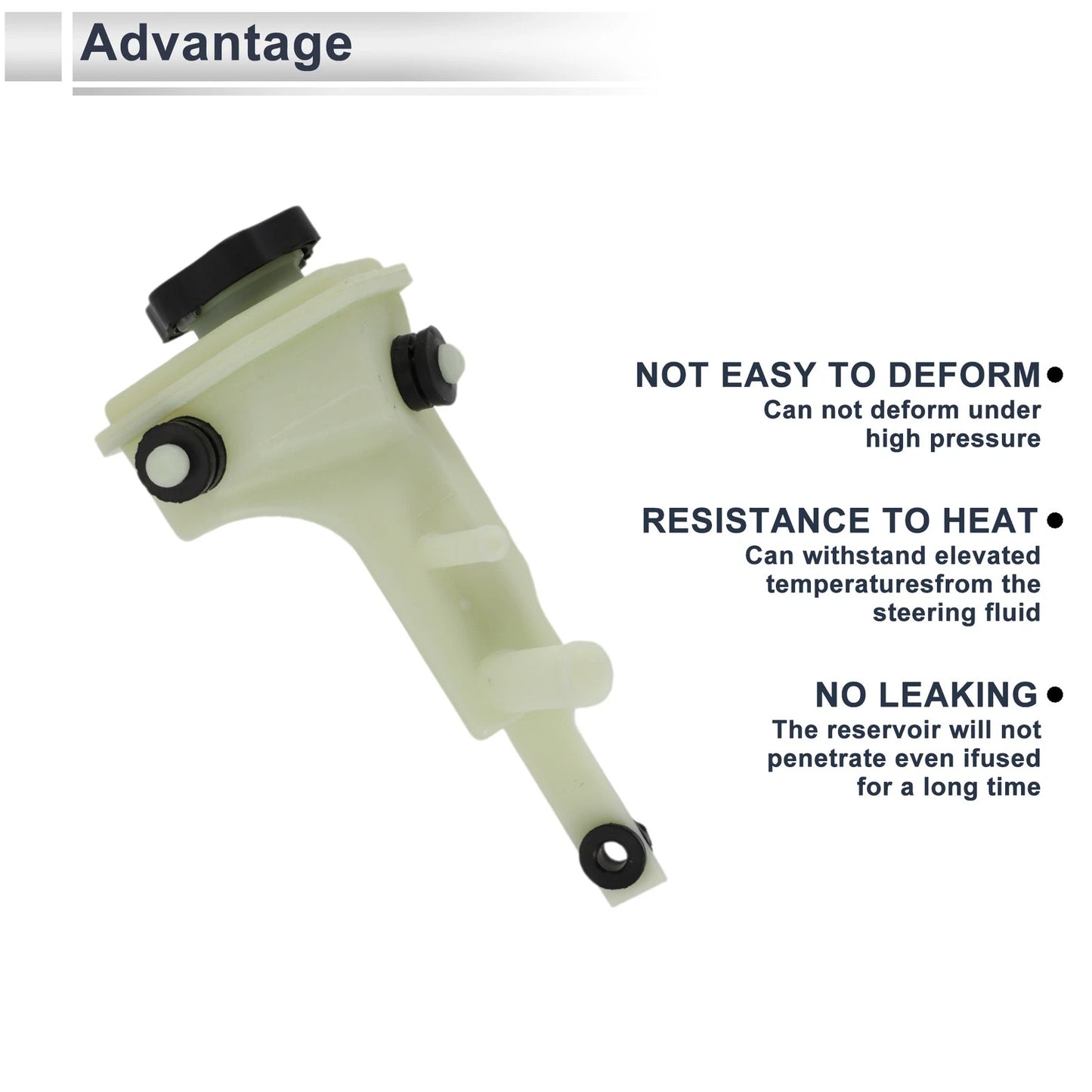 Power Steering Reservoir for Ford Fiesta 1.6 (2003-2010) 1 x Beige