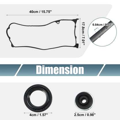 Valve Cover Gasket Set for Honda Civic DX LX V-TEC 1.7L (2001-2005)