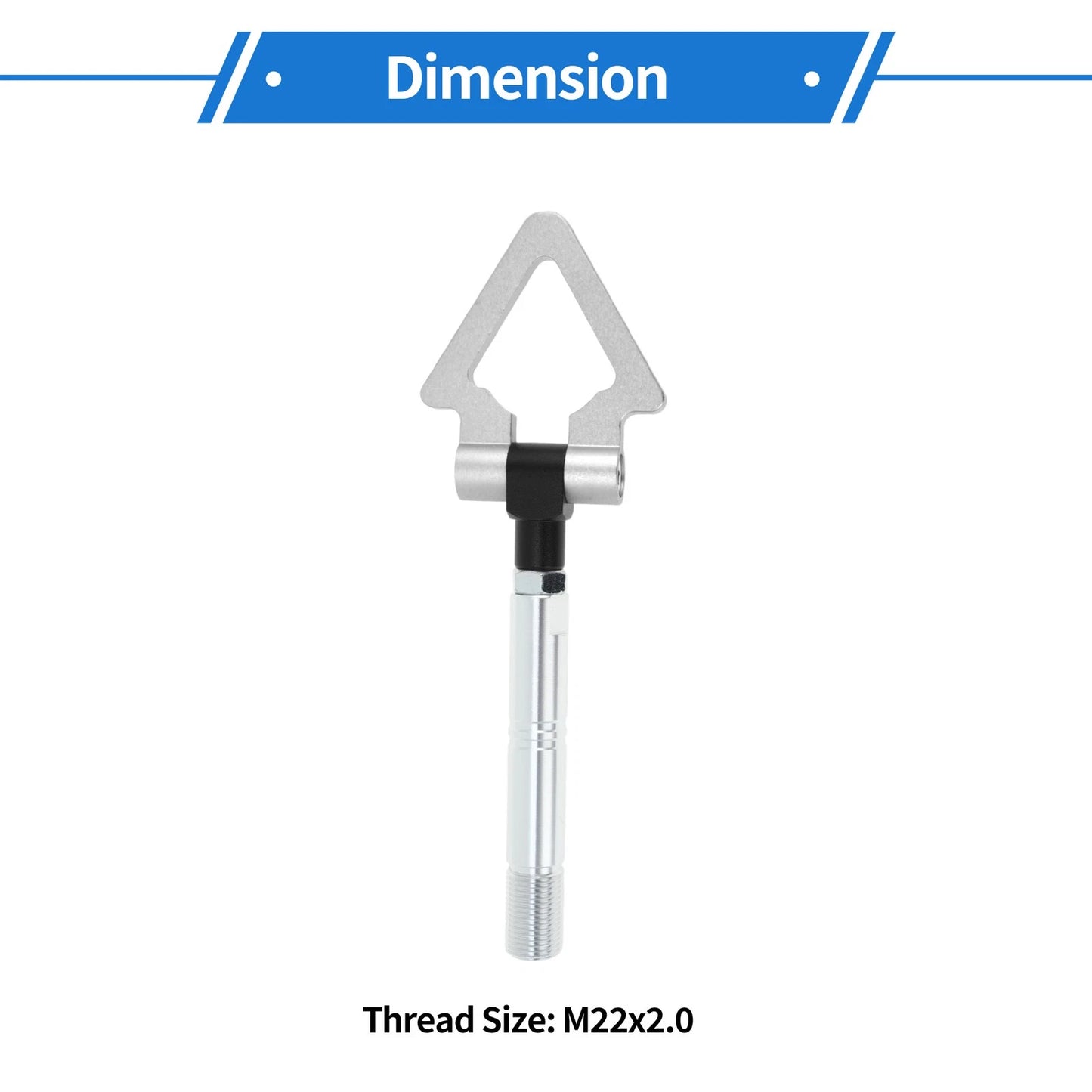 Tow Hook for Toyota Avanza Silver Tone (2012-2023)