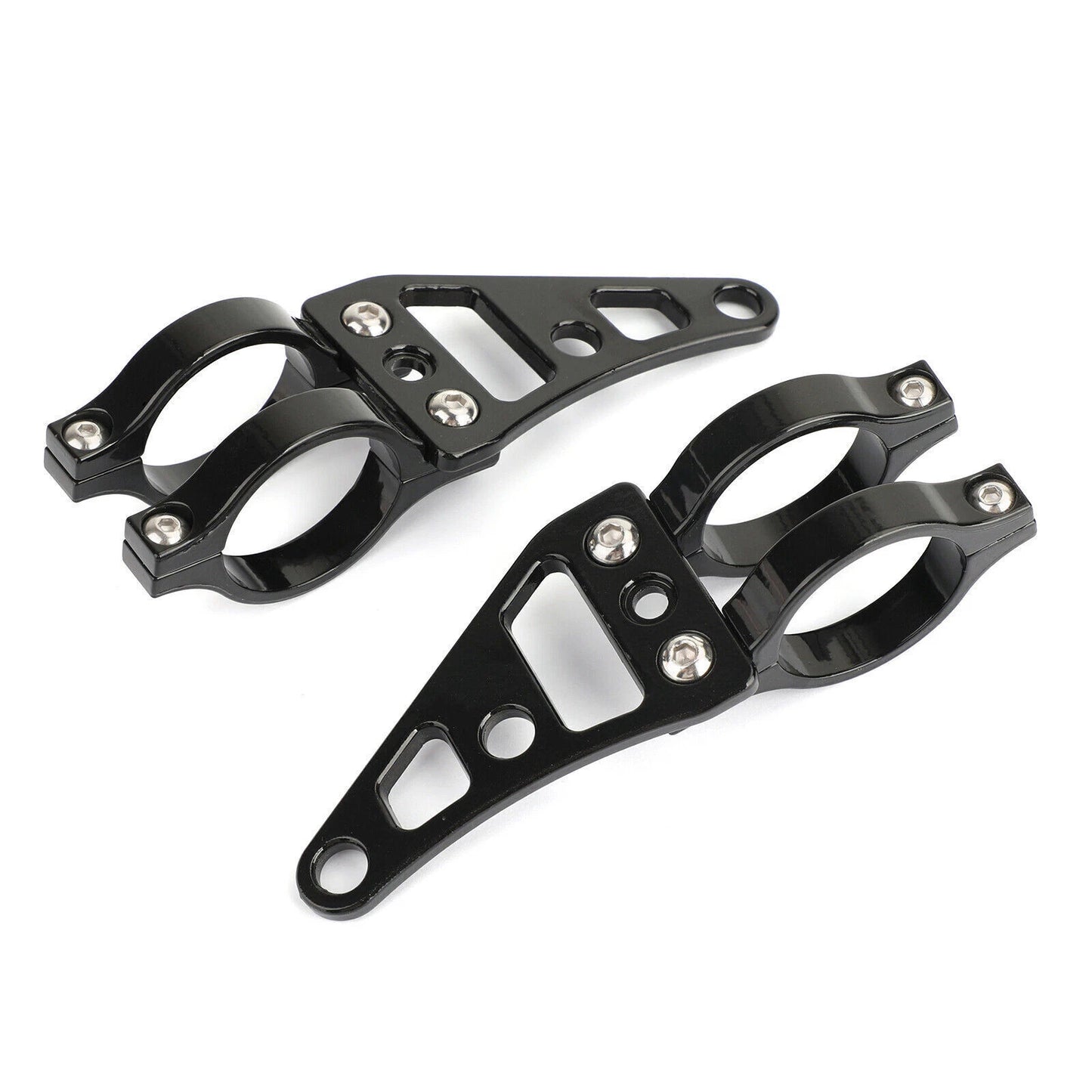 41mm Headlight Holder for Universal Chopper Cafe Racer Black