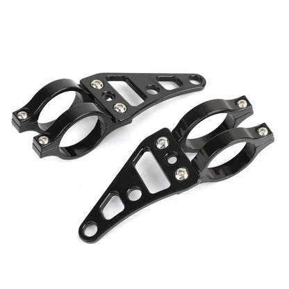 41mm Headlight Holder for Universal Chopper Cafe Racer Black