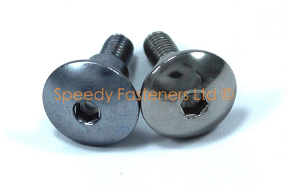 Fairing Bolts / 2 x / Stainless m6 x 20mm +8mm Shoulder for GSX-R Suzuki