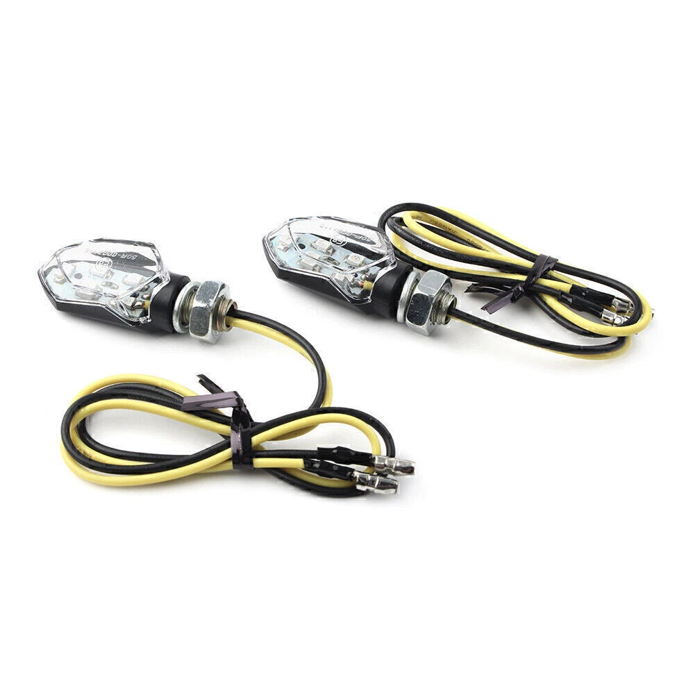 Smoke LED Amber Turn Signal Light for Universal Motorcycle 8mm (2020-2023)