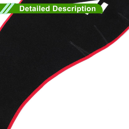 Dashboard Dash Cover Mat for Infiniti EX25 Sticker Black Red 1 Set (2013-2015)