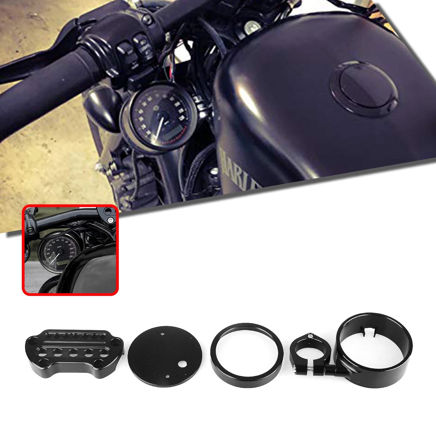 Speedometer Relocation Mount for Harley Sportster (2004-2023)