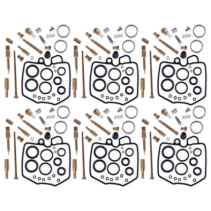 6 x Carburetor for Honda CBX 1000 & CBX 1000 Pro Link (1978-1983) Repair Black