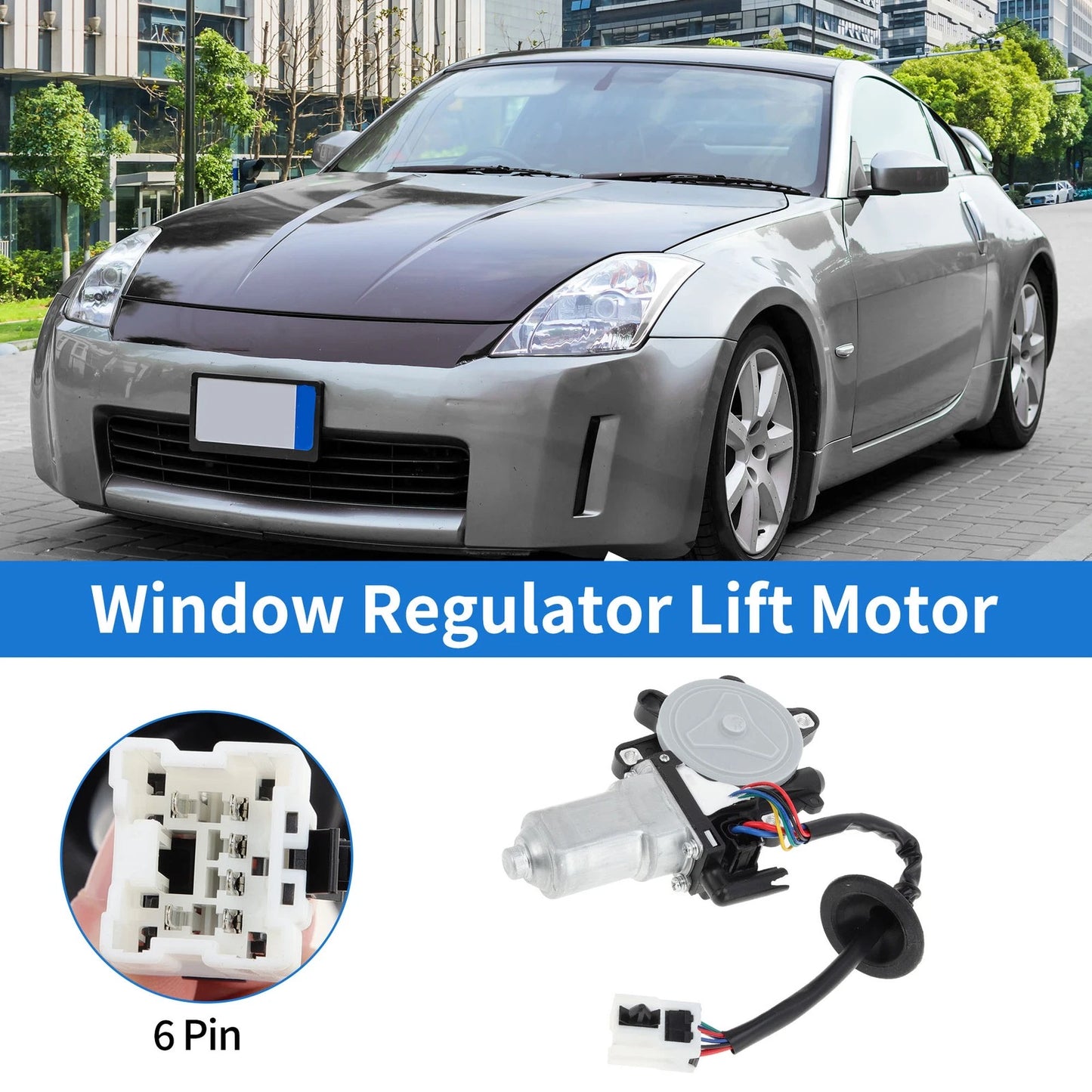 Power Window Regulator Lift Motor for Nissan 350Z (2003-2009)
