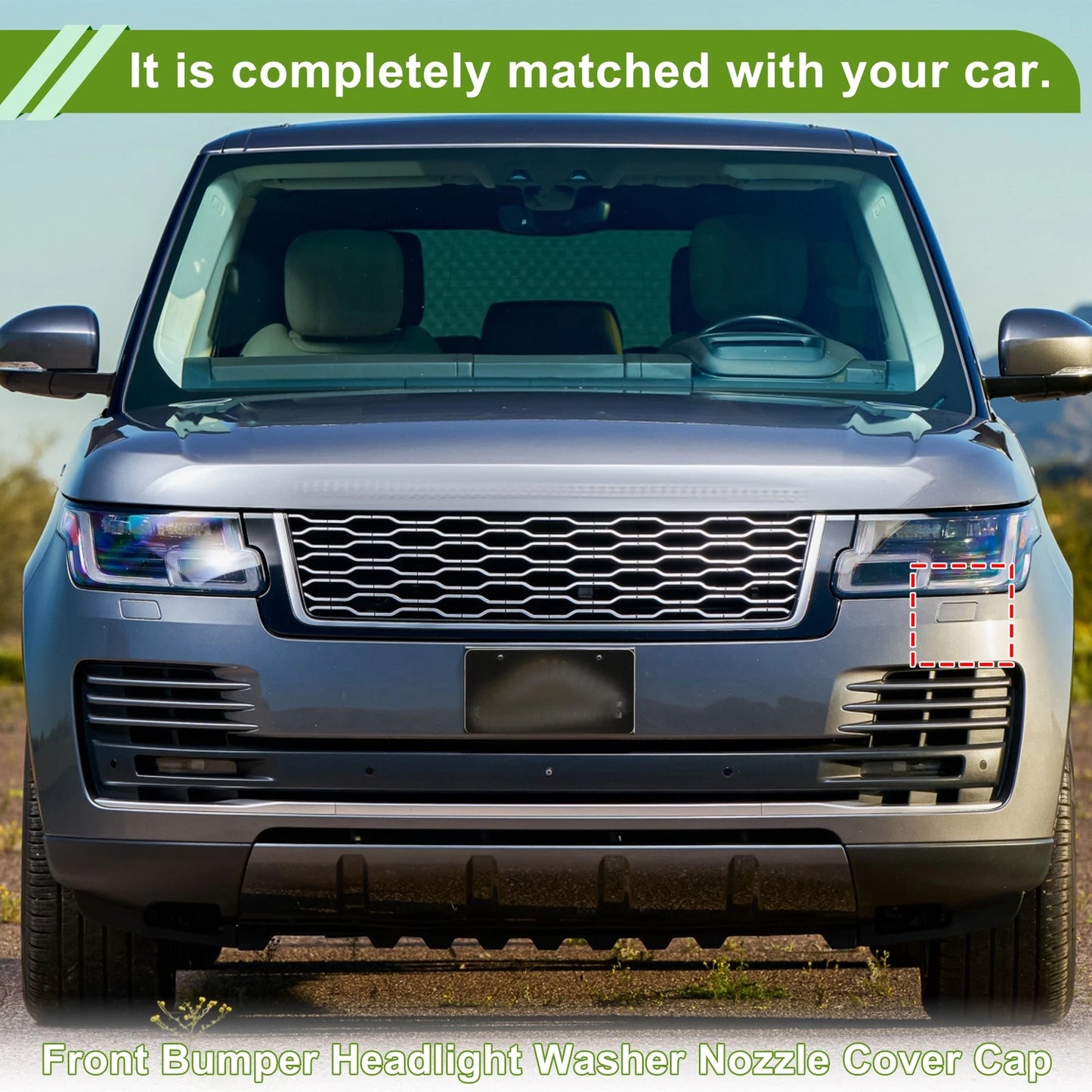 Front Left Washer Nozzle Cover for Land Rover Range Rover (2018-2022)