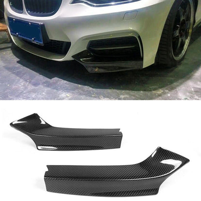 2 x Front Side Spoiler Covers for BMW F22 M235i M240i M Sport (2014-2021)