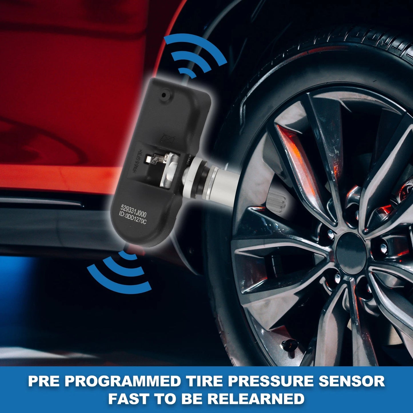 Tire Pressure Sensor 433MHz for Kia Sorento (2009-2012) 1 x Pc