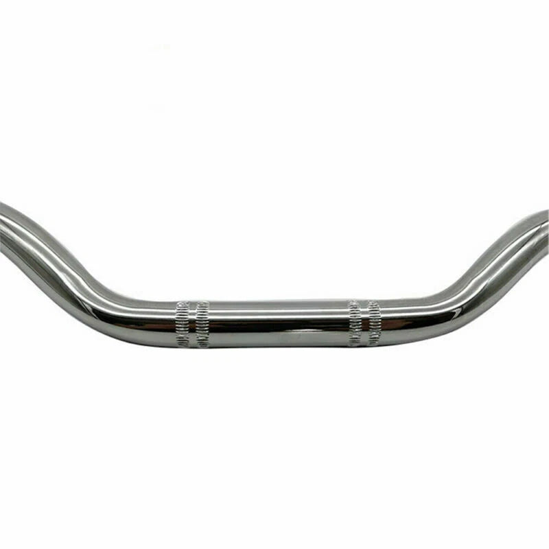 22mm Silver Motorcycle Drag Z Bar Handlebar for Chopper Bobber Cafe Racer