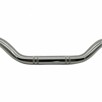 22mm Silver Motorcycle Drag Z Bar Handlebar for Chopper Bobber Cafe Racer