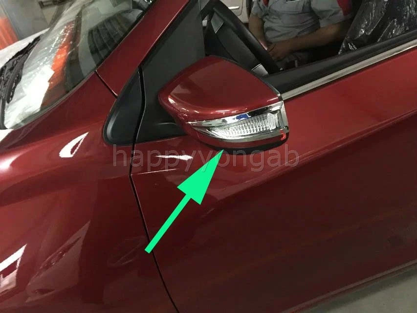 Chrome Side Mirror Covers for 2016-2018 Nissan Altima (2 x ABS)