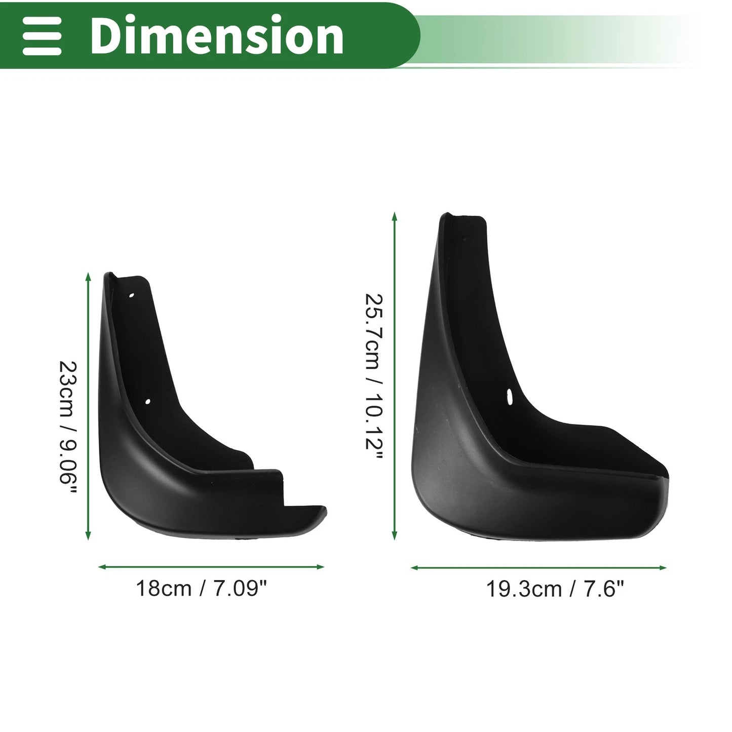 Mud Flaps Splash Guards for Buick Park Avenue (2008–2017)