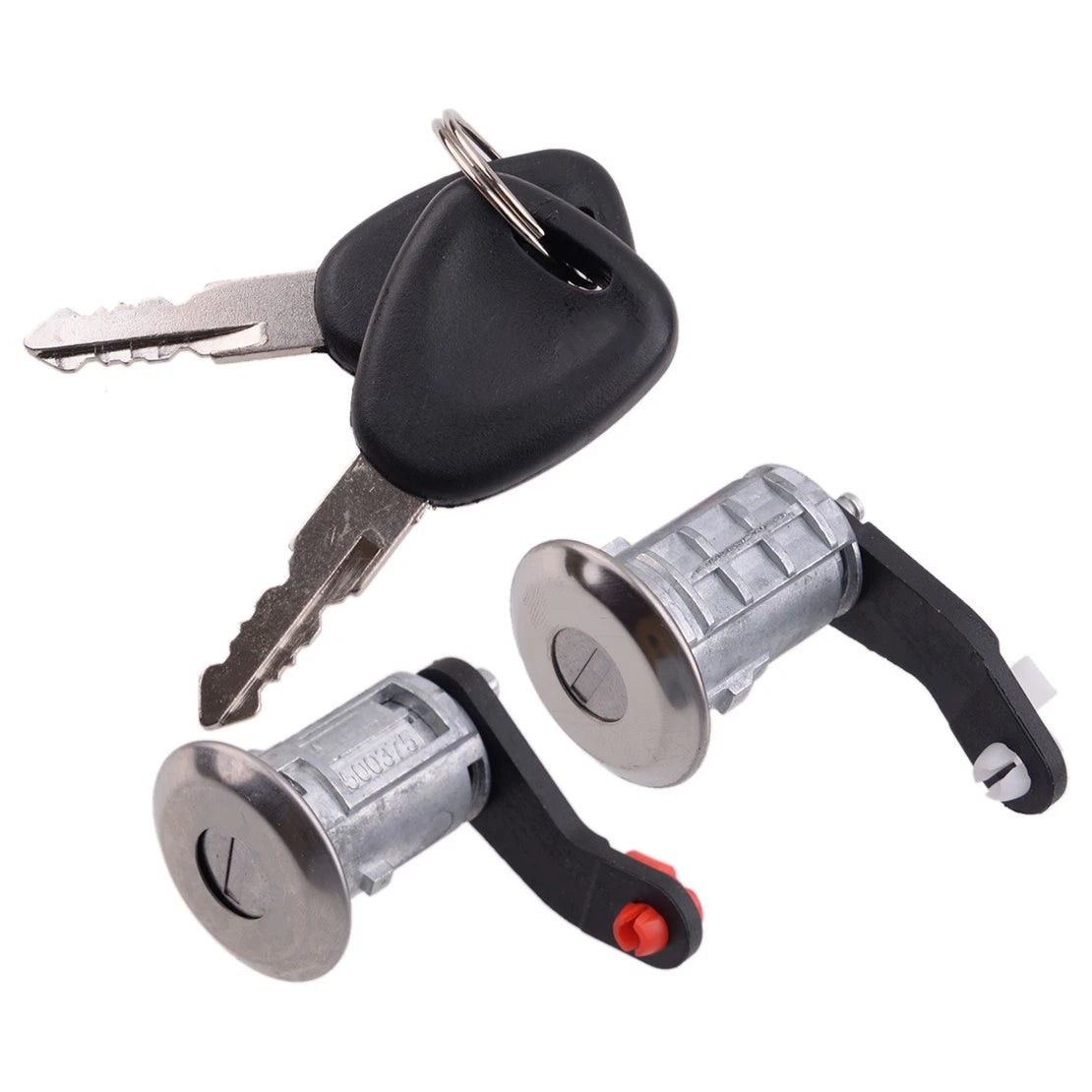 Front Door Lock Cylinder Assembly & 2 Keys for Renault Master (2003-2010)