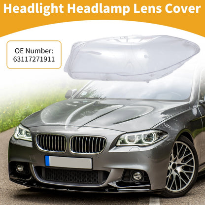 1 x Car Front Left Headlight Lens Cover for BMW 528i (2011-2011)