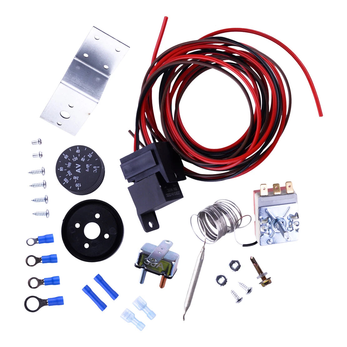 Electric Radiator Cooling Fan Thermostat Controller for 59" Universal