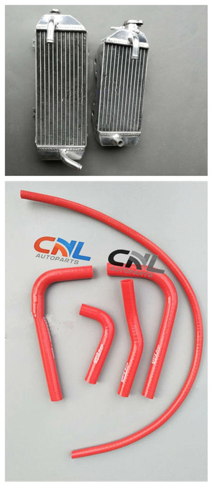 Aluminum Radiator + Silicone Hoses for Kawasaki KX250F (2017-2018)