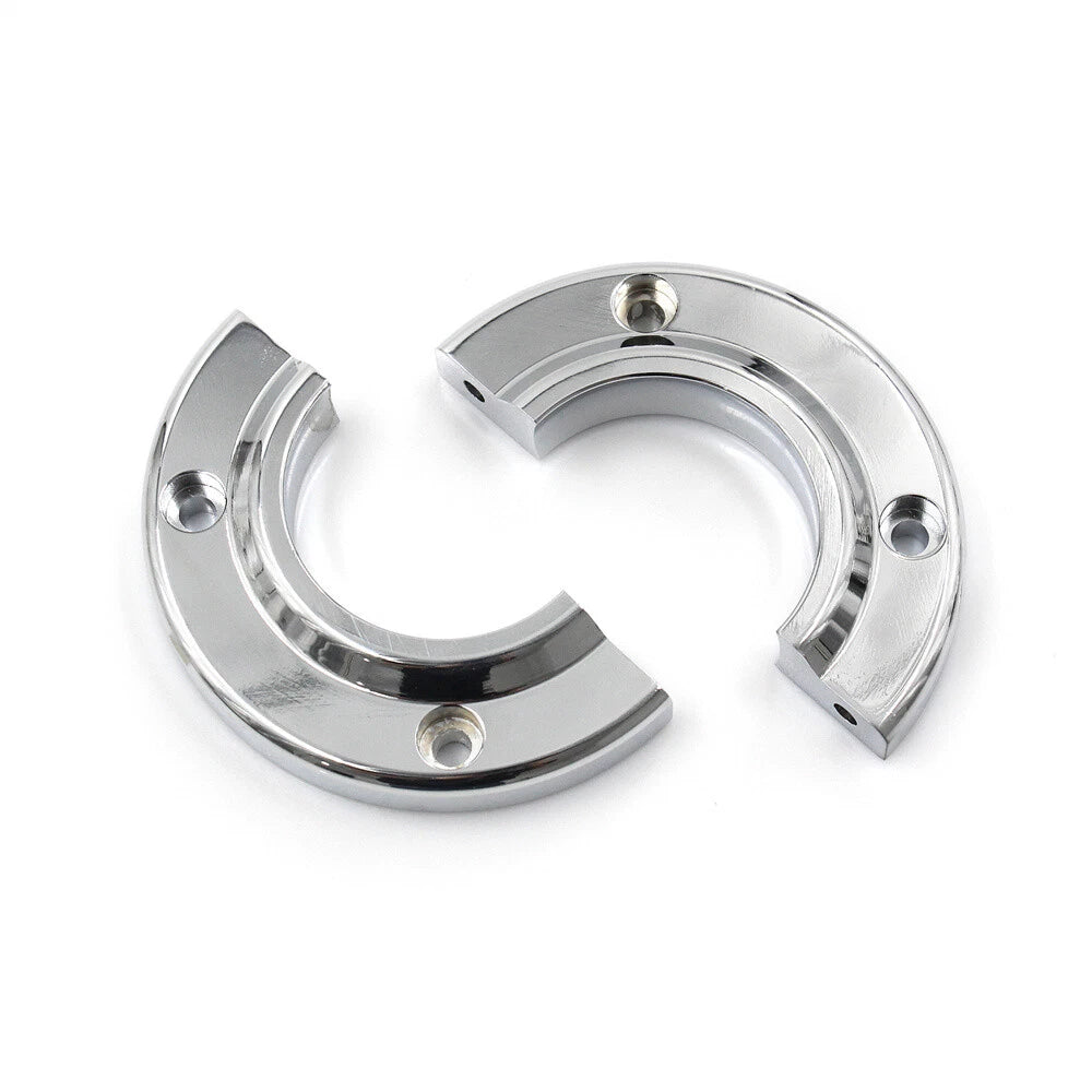 2" Aluminum Alloy Swivel Steering Column Floor Mount Chrome for SBC BBC