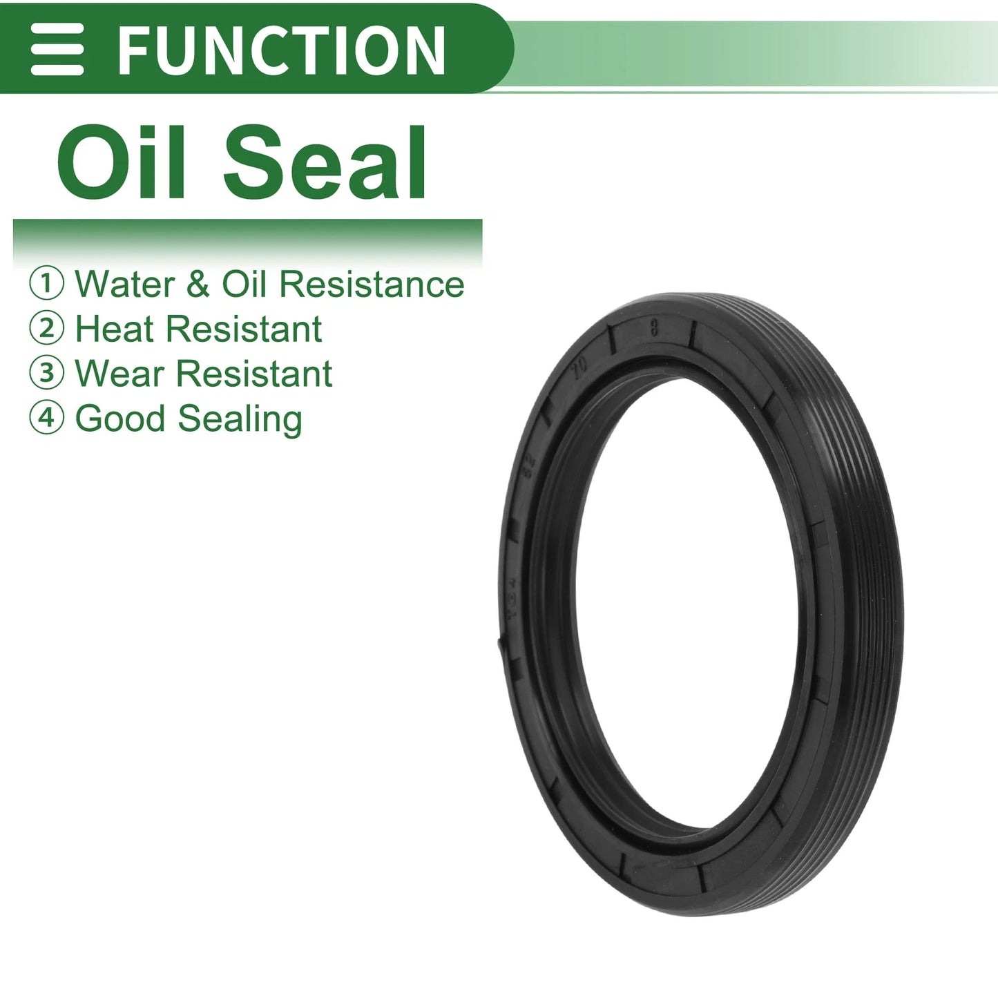 Oil Seal / 52x70x8mm / Rotary Shaft Seal NBR Rubber