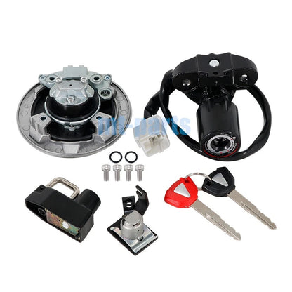 Ignition Switch Key Gas Cap Lock Set for Kawasaki Ninja EX500 (2024-2025)