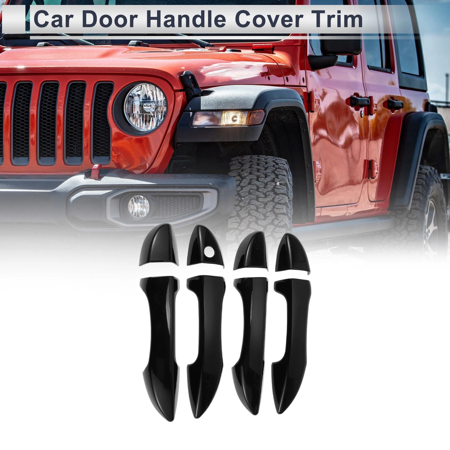 Door Handle Cover Trim / Durable Tailgate Black / for Toyota Corolla