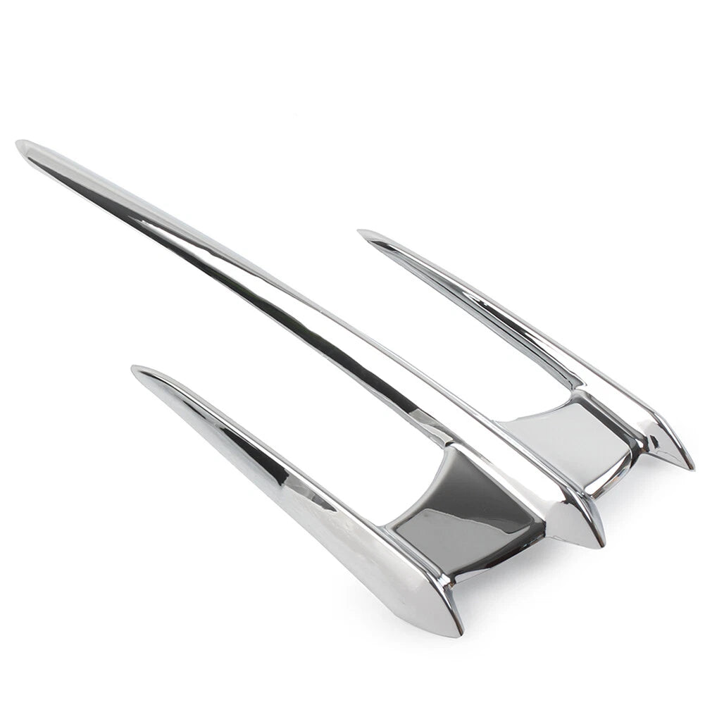Chrome Fairing Trunk Lid Accents for Honda Goldwing GL1800 (2001-2011)