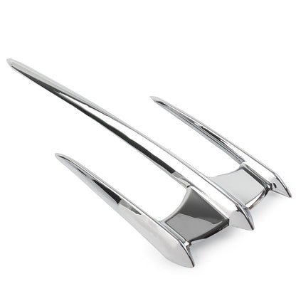 Chrome Fairing Trunk Lid Accents for Honda Goldwing GL1800 (2001-2011)