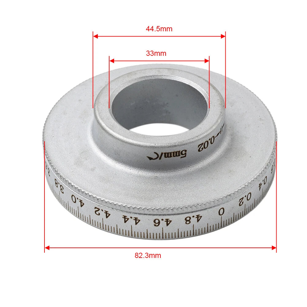 Lifting Scale Ring Dial for Milling Machines - 1pc Cross Graduations