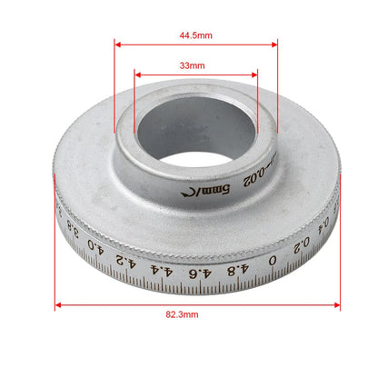 Lifting Scale Ring Dial for Milling Machines - 1pc Cross Graduations